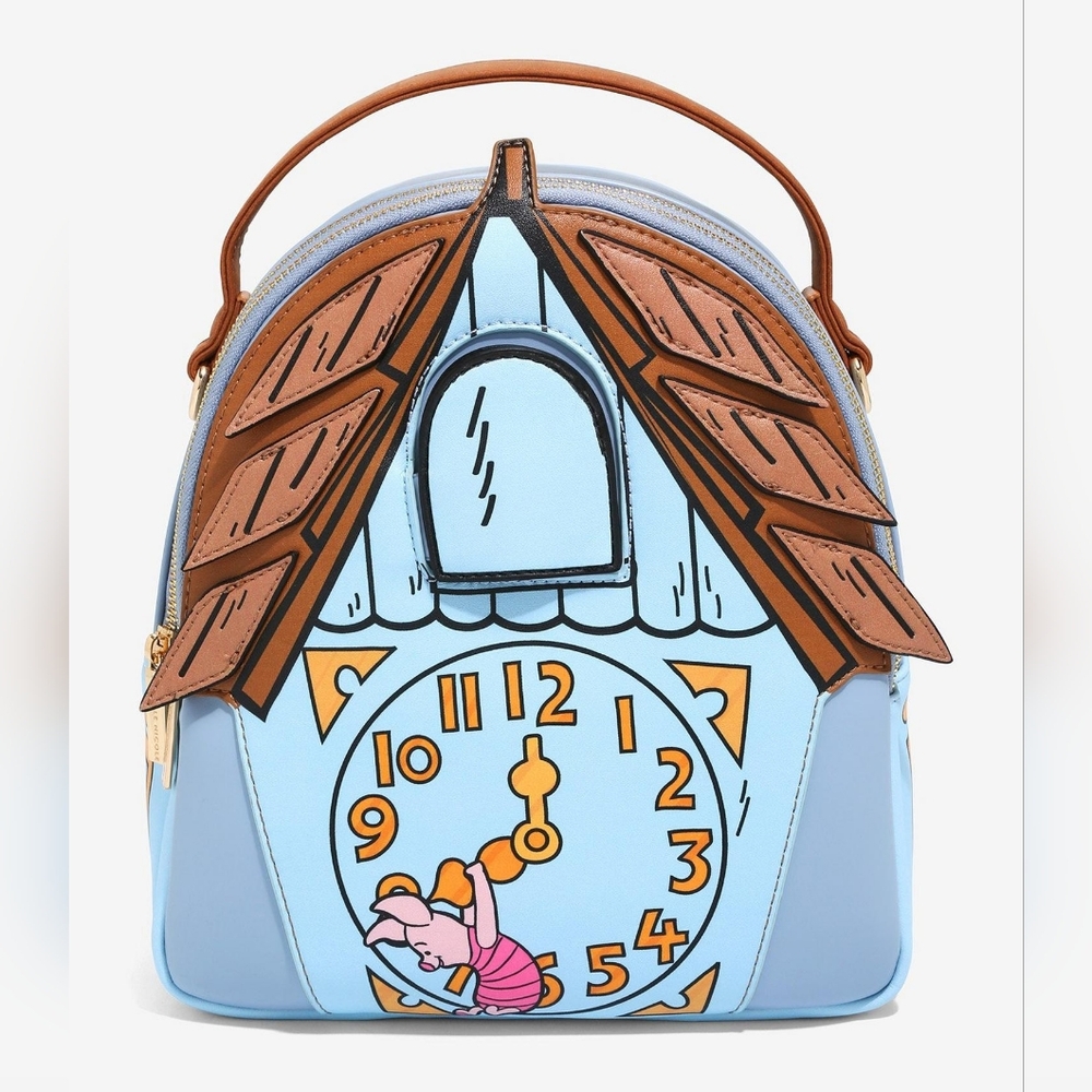 Danielle Nicole Disney Winnie the Pooh Cuckoo Clock Convertible Mini Backpack